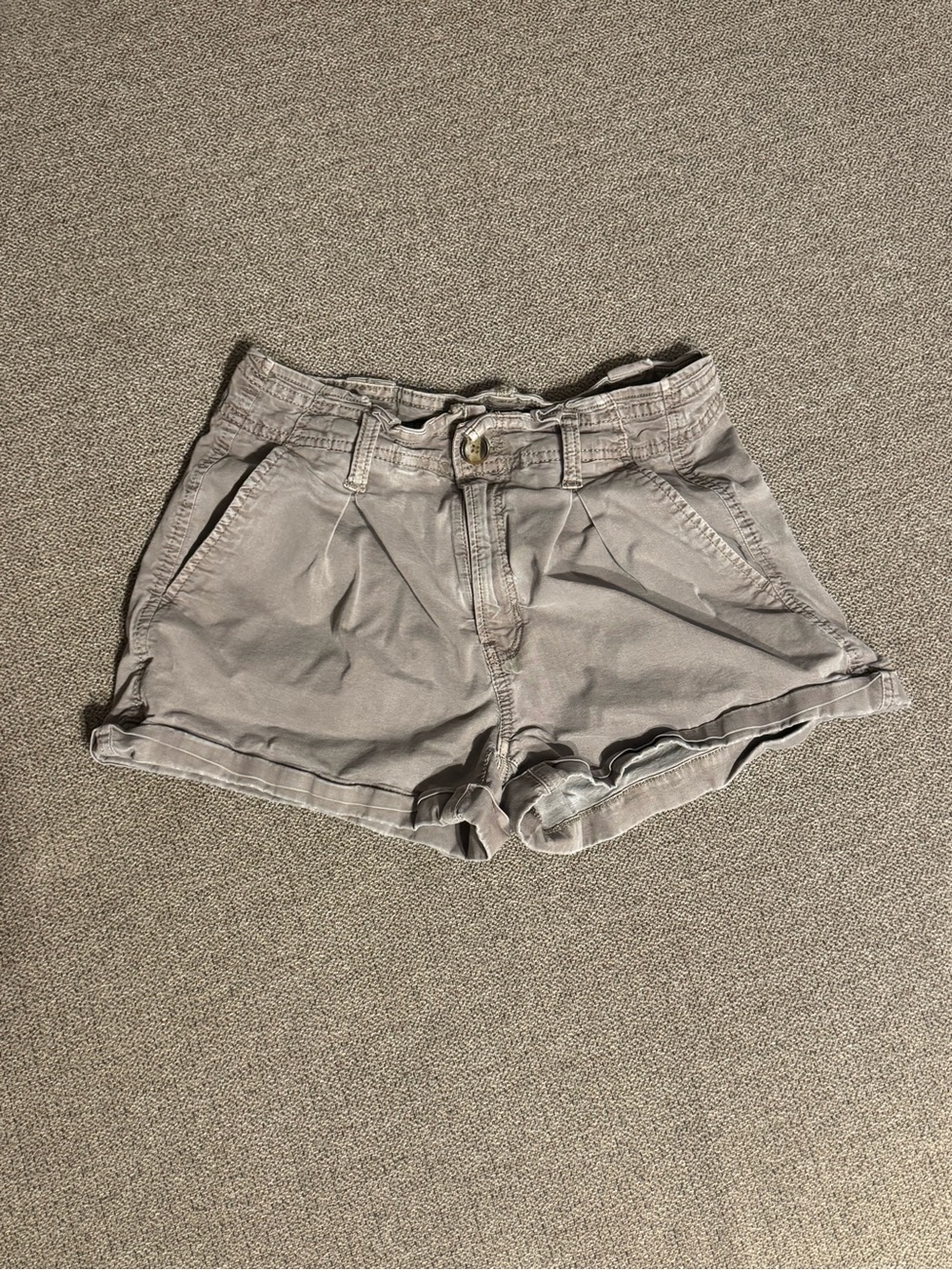 American Eagle Outfitters Twill Roll-Hem Shorts